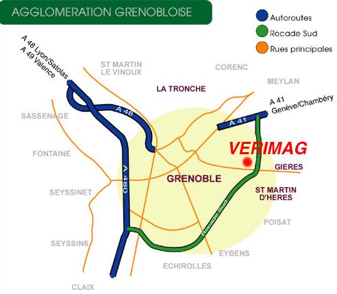 Grenoble map
